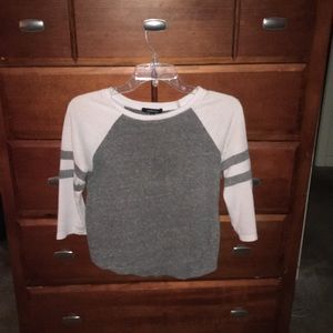 White and grey shirt